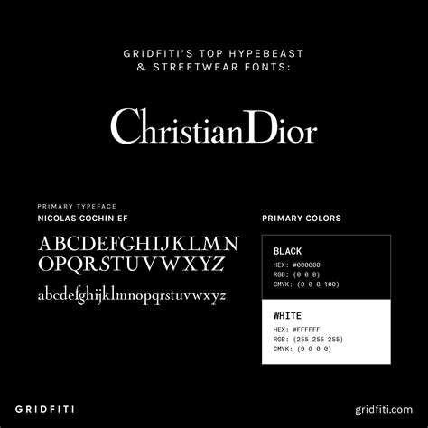 dior font generator